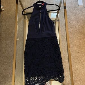 Plunge cocktail dress